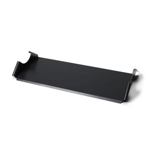 Pedestal - Moon Tray Shelf, charcoal