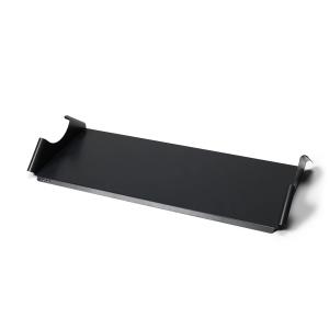 Pedestal - Moon Tray Shelf, charcoal