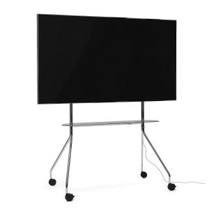 Pedestal - Moon Pro Support TV, 40 - 75 pouces, chromé