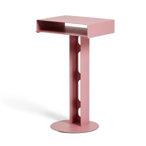 Pedestal - Sidekick Table, bubble gum