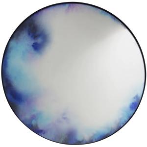 Petite Friture - Miroir mural Francis extra-large, bleu / v…