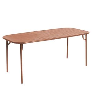 Petite Friture - Week-End Table, 180 x 85 cm / terracotta