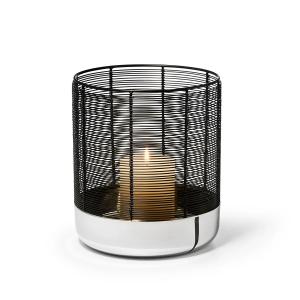 Philippi - Luna Lampe à vent L, argent / noir