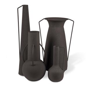 Pols Potten - Roman Vase, noir mat (set de 4)