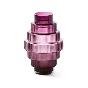 Pols Potten - Steps Vase S, violet foncé