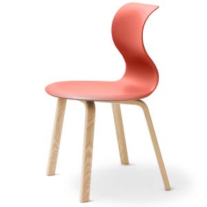 Flötotto - Chaise Pro 6, piètement quatre pieds en bois, ro…
