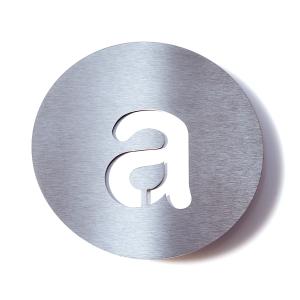 Radius Design - Numéro de maison a, blanc