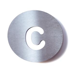Radius Design - Numéro de maison c, blanc