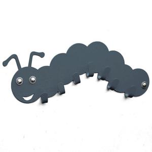 Haseform - Patère animale - Chenille, anthracite