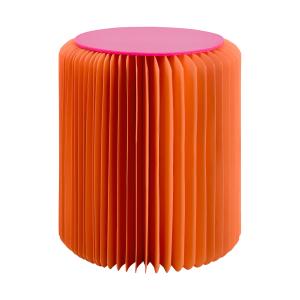 Remember - Tabouret en papier Papillon, orange