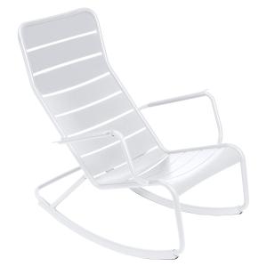Fermob - Chaise à bascule Luxembourg, coton blanc