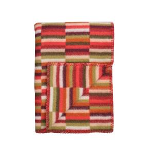 Røros Tweed - Ida Couverture en laine 200 x 135 cm, red sha…