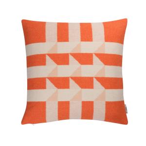 Røros Tweed - KVAM Coussin, 50 x 50 cm, orange