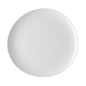 Rosenthal - Plaque de jonc Ø 27 cm plate, blanche (relief e…