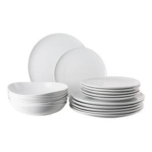 Rosenthal - Set d'assiettes Junto (18 pièces), blanc