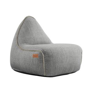 SACK it - RETRO it Cobana Outdoor Pouf, gris clair