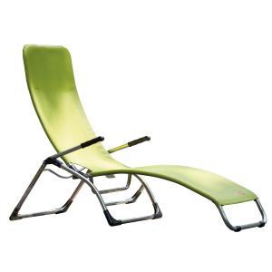 Fiam - Chaise longue de terrasse Samba aluminium / pistache