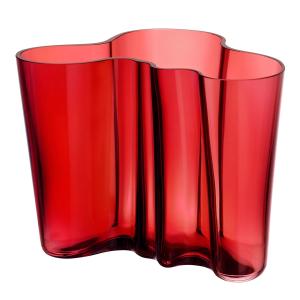 Iittala - Aalto Vase Savoy 160 mm, cranberry rouge