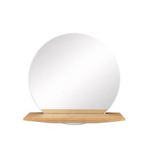 Schönbuch - Cut Miroir mural, Ø 45 cm, chêne