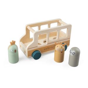 Sebra - Bus en bois, Wildlife (4 pièces)