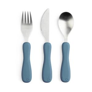 Sebra - Fanto Set de couverts pour enfants, bleu nordique (…