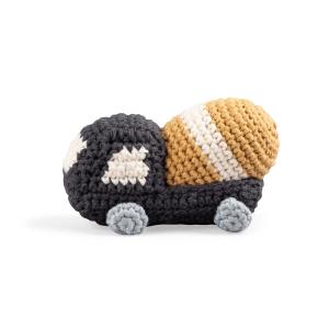 Sebra - Hochet crochet camion de ciment, gris