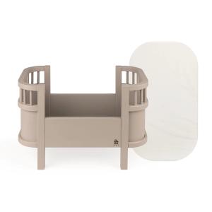 Sebra - Lit de poupée, matelas inclus, jetty beige