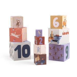 Sebra - Blocs à empiler, Toes / Builders (set de 10)
