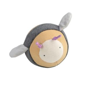 Sebra - Ballon en tissu avec clochette Billy l'abeille, gris