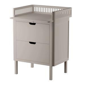 Sebra - Commode à langer avec tiroirs, jetty beige