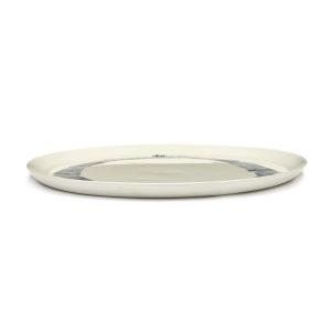 Serax - Feast Plateau de service, Ø 35 cm, blanc / bleu ray…
