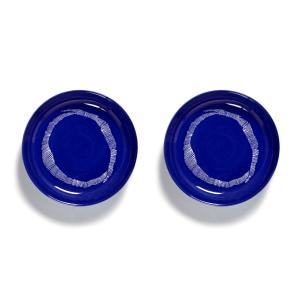 Serax - Feast Assiette, Ø 22 cm de profondeur, bleu foncé /…