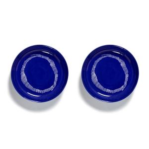 Serax - Feast Assiette, Ø 22 cm de profondeur, bleu foncé /…