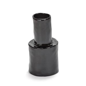 Serax - Héléna Marie Vase, Ø 7 x H 14 cm, noir