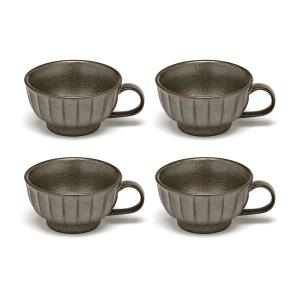 Serax - Inku Tasse à cappuccino, 200 ml, vert (set de 4)