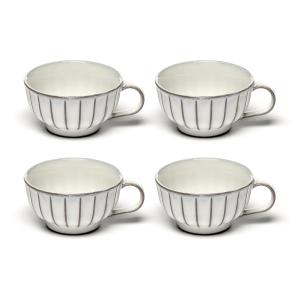 Serax - Inku Tasse à cappuccino, 200 ml, blanc (set de 4)