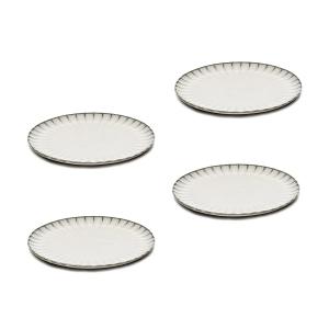Serax - Inku Assiette, Ø 21 cm, blanche (set de 4)
