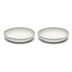 Serax - Inku Assiette, Ø 23 cm de profondeur, blanche (set…
