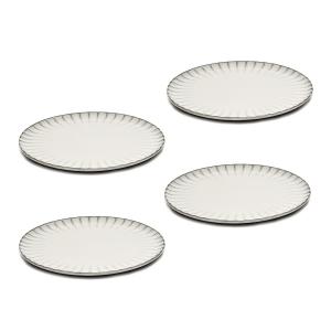 Serax - Inku Assiette, Ø 24 cm, blanche (set de 4)