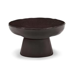 Serax - La Mère plat de service avec pied, Ø 31 cm, ebony