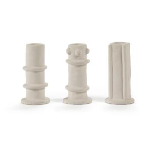 Serax - Molly bougeoir 03, beige (set de 3)