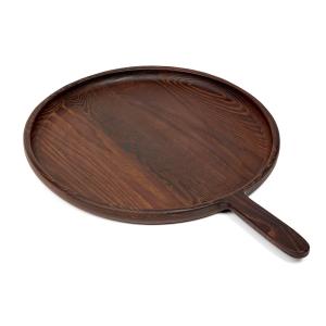 Serax - Pure Plateau de service, Ø 35 cm, frêne carbonisé /…