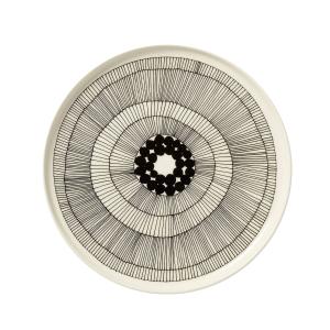 Marimekko - Oiva Siirtolapuutarha Assiette, Ø 25 cm, blanc…