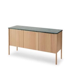 Fritz Hansen - Skagerak Jut Buffet, chêne / marbre vert