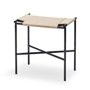 Fritz Hansen - Skagerak Vent Tabouret, noir / naturel