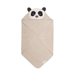 Södahl - Penny Panda Baby Serviette à capuche 80 x 80 cm, n…