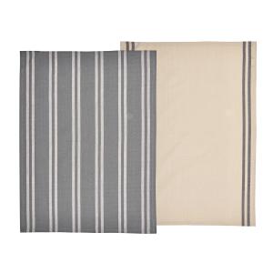 Södahl - Soft Tools Torchon, 50 x 70 cm, gris (lot de 2)