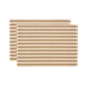 Södahl - Statement Stripe Set de table, 33 x 48 cm, beige (…