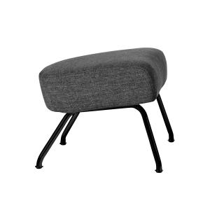 Softline - Havana - Tabouret de pied, noir / Vision gris fo…