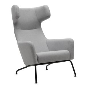 Softline - Havana Fauteuil à oreilles, structure noire / fe…